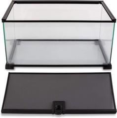 10 Gallon Reptile Tank Glass Natural Cages Terrarium 20″ x 12″ x 10″ Sliding …
