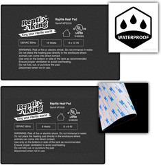 Reptile Heat Pad, 6″ X 8″ 8W, Heating Pad for Reptile Tank, Lizard, Snake, Beard