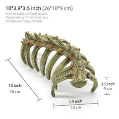 relaqcc Aquarium Skull Animal Skeletons, Reptile Tank Accessories, Fish Tank …