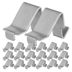 50 Pcs Metal Shelf Clips Cabinet Buckle Bookshelf Shelving Clamps