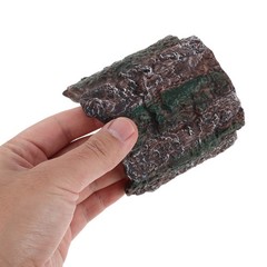 4Pcs Reptile Hideout Cave with Realistic Bark Design for Lizard Snake Tank Decor