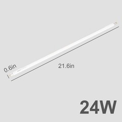 REPTI ZOO 22″ T5 HO 10.0 UVB Bulb Desert Reptile UVB Lamps 24W 24 Watts