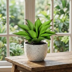 Ttranewsoo Fake Plants Artificial Agave Plants,Large UV Resistant Fake Agave …