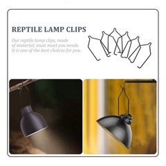 6 Pcs Reptile Light Fixing Clip Clips Lamp for Reptiles Climbing Pets Clamps