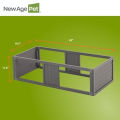 ECOFLEX Large Grey Mojave Stacker for Reptile Habitats | 10 Year Limited Manu…
