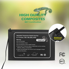 Reptile Heat Pad – Adjustable Temperature under Tank Heater for 10-20Gal/30-40Ga