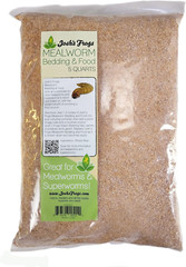 Mealworm & Superworm Wheat Bran Bedding and Food Source (5 Quarts)