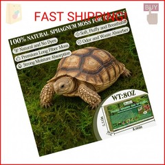 ZeeDix 8 OZ Premium Sphagnum Moss for Reptiles