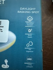 Hartompet UVA Daylight Basking Bulbs For Reptiles New In Box