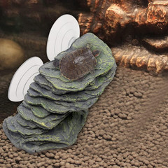 Turtle Basking Platform with Strong Suction Cups，Fish Tank Aquarium Tortoise Cli