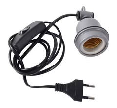 Crawling pet lizard tortoise heating lamp holder & power cord switch Piglet
