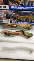 Reptile Tank Habitat Accessory Reptile Forest Climbing Resin Branch 7 Inch 2pack