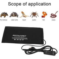 Reptiles Heating Pad Small Animals USB Temperature Control Heating Mat