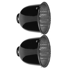 2Pcs Durable Aluminum Reptile Heat Lamp Cage Anti Scald Cover