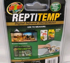 Zoo Med Labs ReptiTemp Digital Infrared Terrarium Reptile Thermometer SEALED