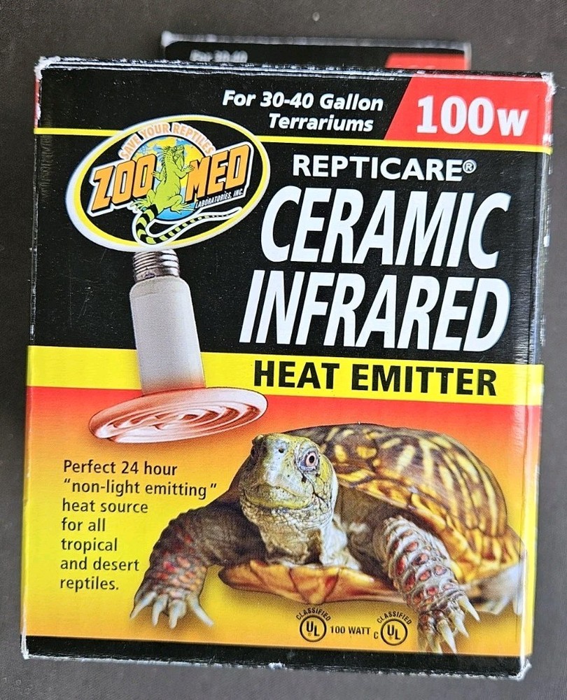 Zoo Med 100W Repticare Ceramic Infrared Heat Emitter New Open Box