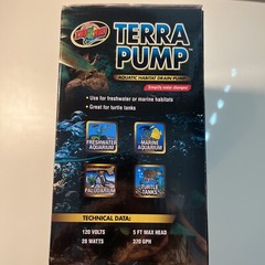 Zoo Med Terra Habitat Aquatic Habitat Drain Pump: Free U.S Shipping