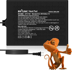 Reptile Heat Pad “X8” 8W for 10-20Gal under Tank Terrarium Heating Mat Waterproo