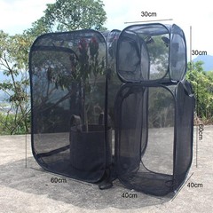 Foldable Insect Butterfly Habitat Mesh Cage Housing Enclosure Cage for Garden