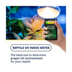 Solarmeter Model 6.5R Reptile UV Index Meter, Handheld Digital Radiometer for…