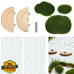 Catcan Jumping Spider Accessories Kit, Complete Terrarium Decoration Set with…