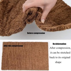 Hamiledyi Reptile Carpet Natural Coconut Fiber Tortoise Carpet Mat for Pet Te…