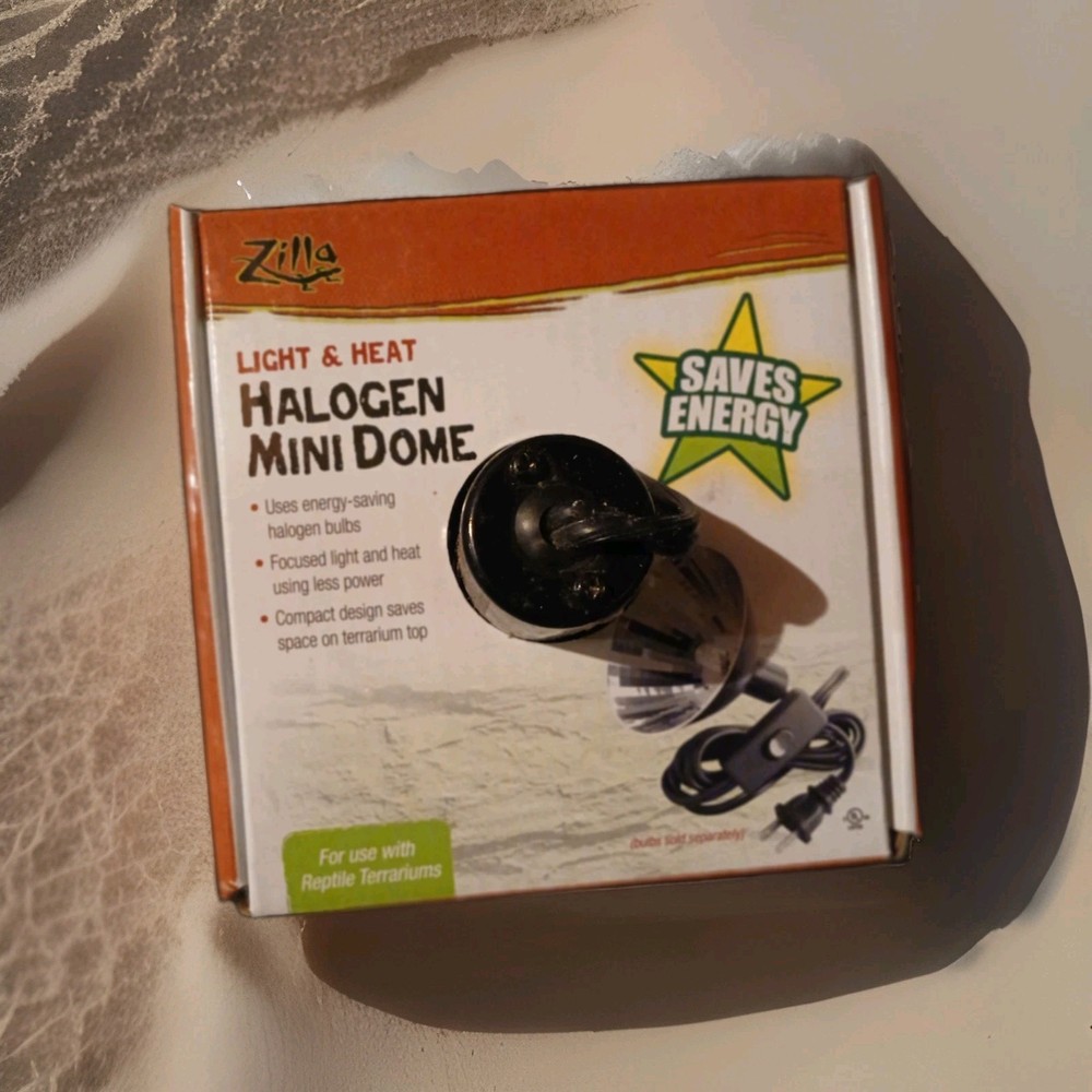 Zilla Mini Halogen Dome Light and Heat Fixture