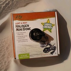 Zilla Mini Halogen Dome Light and Heat Fixture