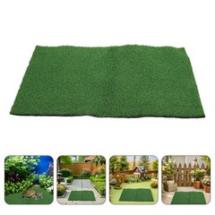 2 PCS Simulation Reptile Turf Artificial Grass for Turtle Basking Floating Dock