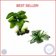 Moonorange Reptile Artificial Plants, Terrarium Plants Decorations Supplies, Aqu