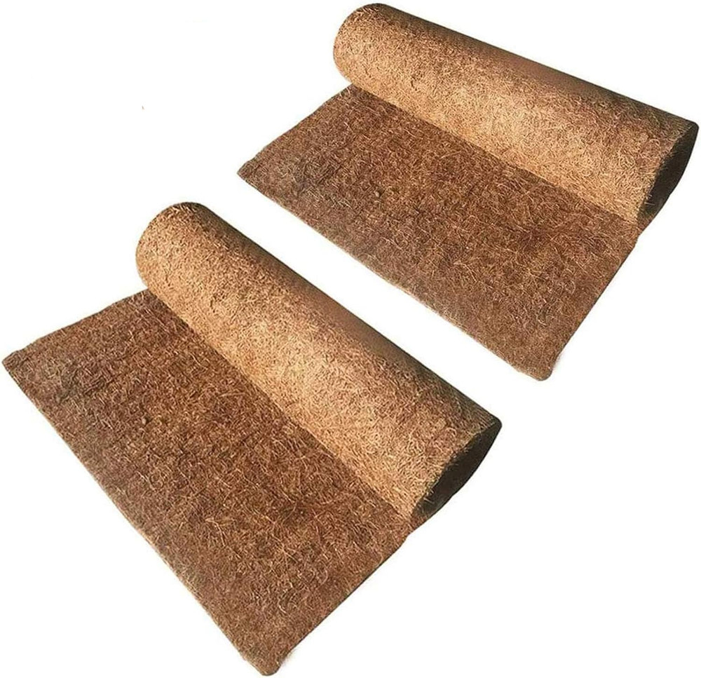 Hamiledyi Reptile Carpet Natural Coconut Fiber Tortoise Carpet Mat 