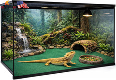 Mechpia 47″ X 24″ Large Reptile Carpet Terrarium Liner Bedding Reptile Substrate