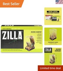 Large Micro Habitat Terrarium with Locking Latch – Perfect for Isopods & Spiders