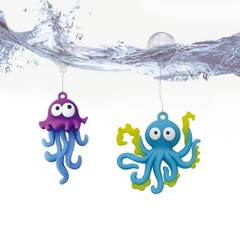 Aquarium Ornament, 2 Pcs Fish Tank Decorations Floating Decor Octopus with Fl…