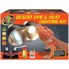 Dual Kit Reptile Heat & UVB Lighting – Complete Setup