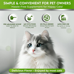 Trulysine L-Lysine for Cats Immune Support Oral 100 Grams ( 500mg / Scoop)