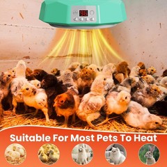 Chicken Coop Heater Timing Chicken Heat Lamp Digital Display with Remote Control