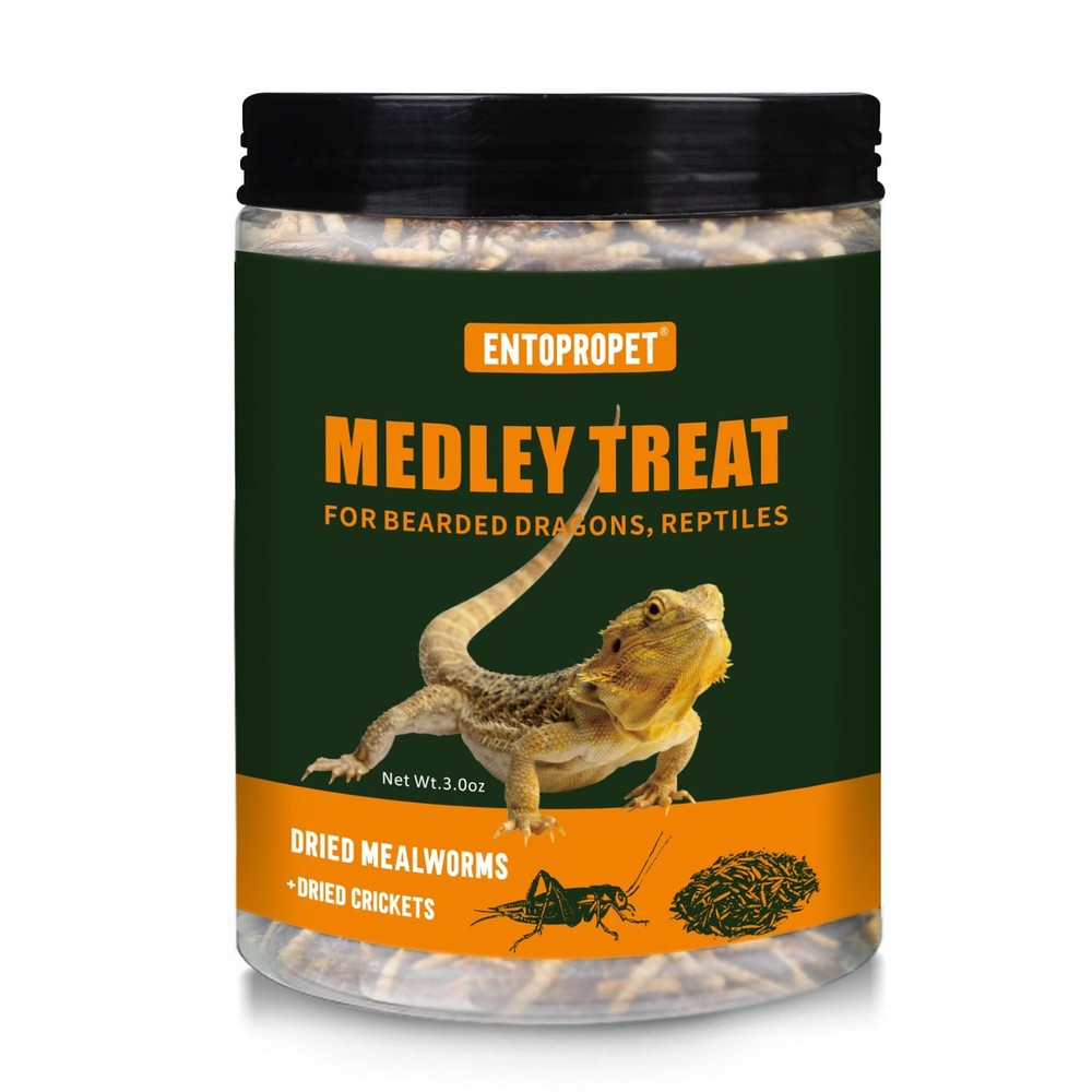 Dried Mealworms and Dried Crickets – Higher in Calcium and Richer in Protein-…