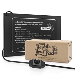 Adjustable Reptile Heat Pad – Under Tank Heater for 10-40 Gallon Terrarium, Mat