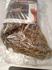 Penn Plax Lizard Lounger Rope Hammock Bed Bearded Dragon Guano Gecko Crabs NEW