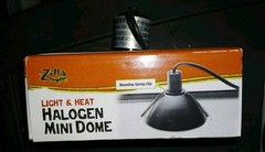 Zilla Mini Halogen Dome Light and Heat Fixture