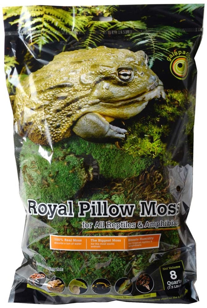 Galapagos Royal Pillow Moss for Tropical & Forest Tanks 8 Quart