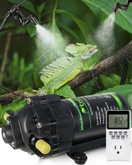 Automatic Reptile Misting System with Timer & 6 Adjustable Nozzles for Terrarium