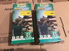 Lot of 2 Tetra ReptoFilter Filtration Terrarium + Waterfalls Medium 15 Gal