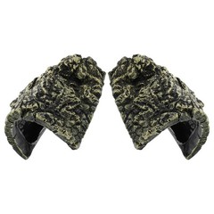 2 PCS Amphibian Habitat Reptile Basking Platform Hideout Fish Decoration