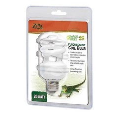 Zilla UVB Fluorescent Coil Bulb 20 Watts Tropical