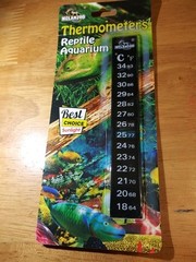Mclanzoo Adhesive Reptile Aquarium Terrarium Thermometer