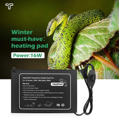 Reptile Heat Pad – Adjustable Temperature under Tank Heater for 10-20Gal/30-40Ga