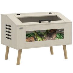 30 Gallon Reptile Terrarium W/ Top Opening Windows & Air Vents