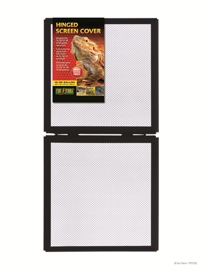 Exo Terra Screen Cover Hinged Door 15 – 20 Gallon 24″ x 12″
